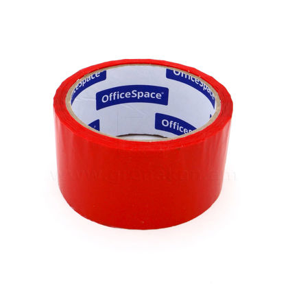 Գունավոր կպչուն ժապավեն OfficeSpace, Կարմիր, 48 մմ