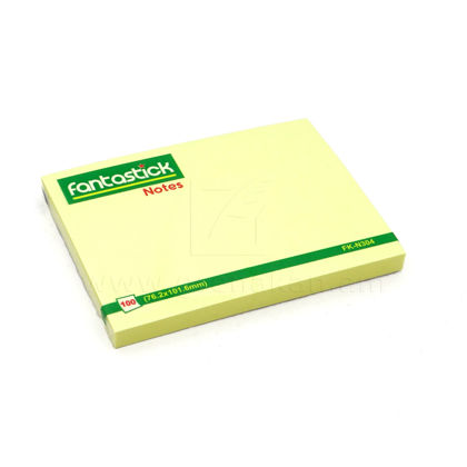 Նշումների թուղթ Fantastick Notes 76 մմ x 101 մմ, դեղին