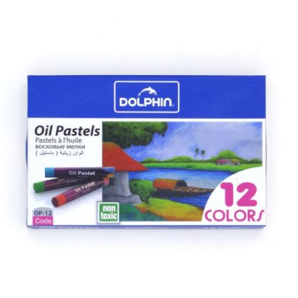 Մոմամատիտ Dolphin Oil Pastels, 12 գույն