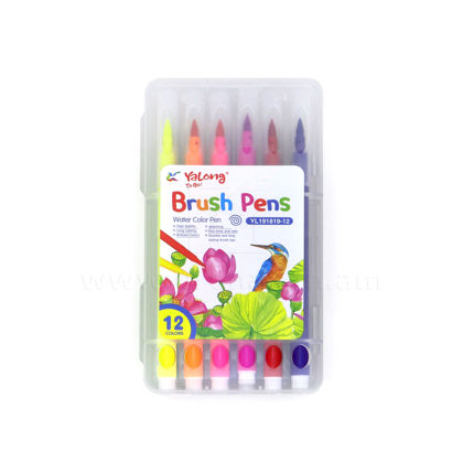 Ֆլոմաստերներ Yalong, Brush Pens, 12 գույն