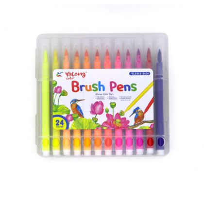 Ֆլոմաստերներ Yalong, Brush Pens, 24 գույն