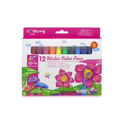 Ֆլոմաստերներ Yalong, Color Pens,  Ծաղիկներ, 12 գույն, նեոնային գույներ