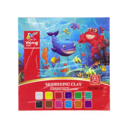 Պլաստիլին Yalong, Lux, Օվկիանոս, 12 գույն