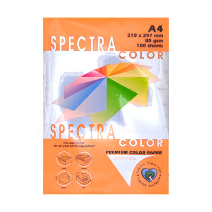 Գունավոր թուղթ SpectraColor, A4, 100 թերթ, Saffron, IT 240