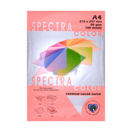 Գունավոր թուղթ SpectraColor, A4, 100 թերթ, Cyber HP Pink, IT 342