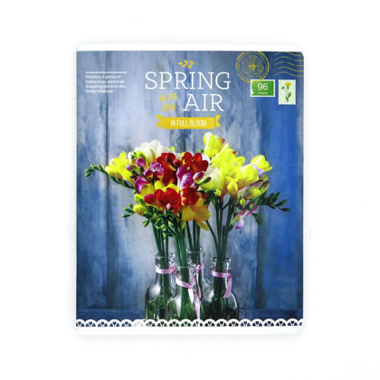 Տետր ArtSpace "Flowers. Spring in the air: Freesia", 96 թերթ, վանդակավոր