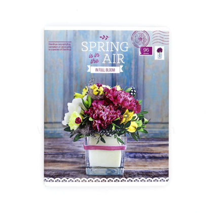 Տետր ArtSpace "Flowers. Spring in the air: Dianthus", 96 թերթ, վանդակավոր
