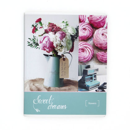 Տետր ArtSpace "Style. Sweet moments: Flowers", 96 թերթ, տողանի